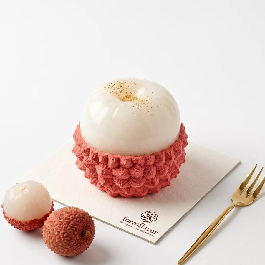 "Sweet Lychee" Fruit Atelier 3D Silicone Mousse Cake Mold