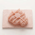 Main floral bouquet silicone mousse cake mold with rose, tulip, bow, and envelope details for creating romantic 3D mousse cakes.