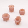 Midnight Curiosities Halloween 3D silicone mousse cake mold set with candle, pumpkin, skull and poison jar designs.