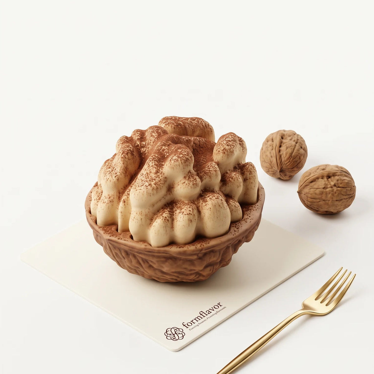 “Simple Walnut” Fruit Atelier 3D Silicone Mousse Cake Mold